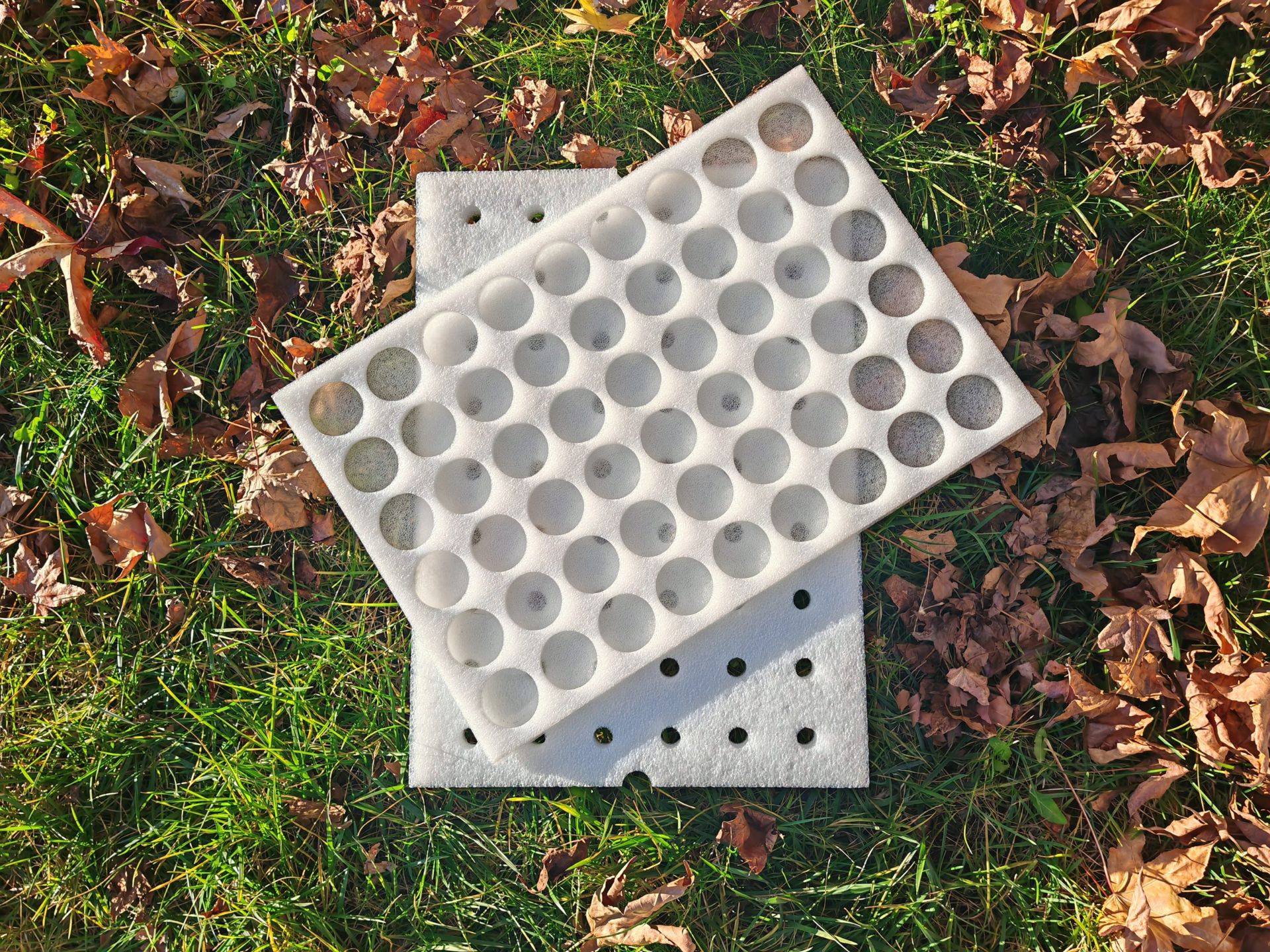 Redesigned knob packaging trays, winners of the CONAI call